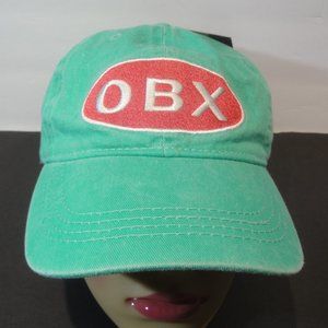 OBX Adjustable Hat Green/Teal/Aqua color New with Tag One size fits Most